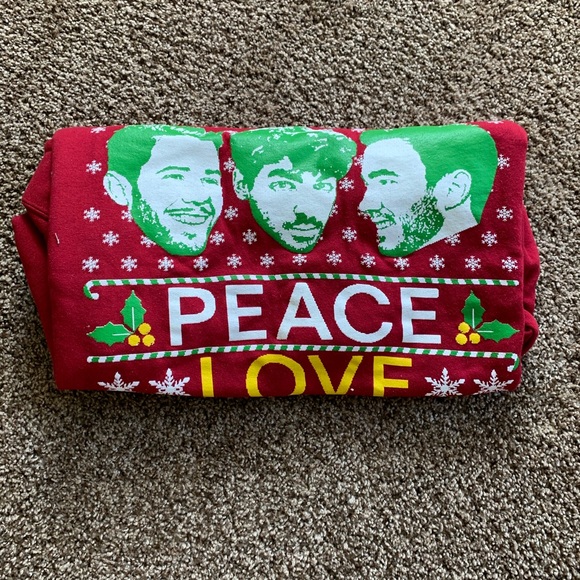 Jonas Brothers Holiday Merch Crewneck - Picture 2 of 5